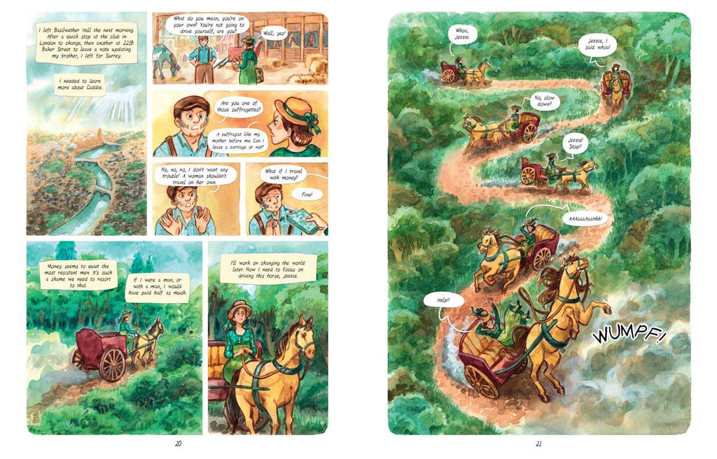 Enola Holmes: The Graphic Novels by Serena  Blasco