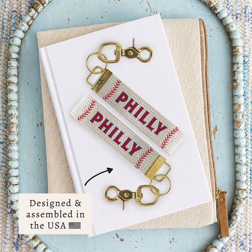 Philly Baseball Keychain | City Souvenir | Bag Charm