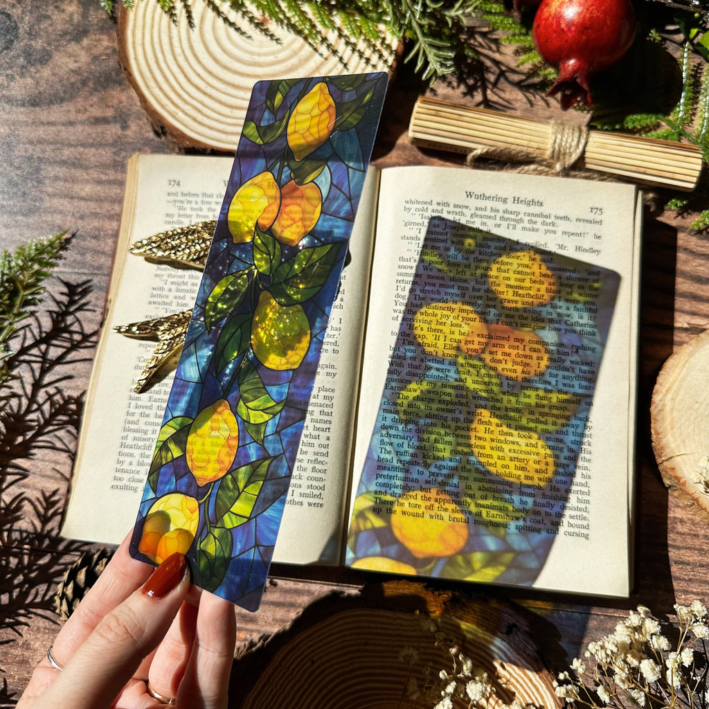 Lemons Stained Glass Bookmarks