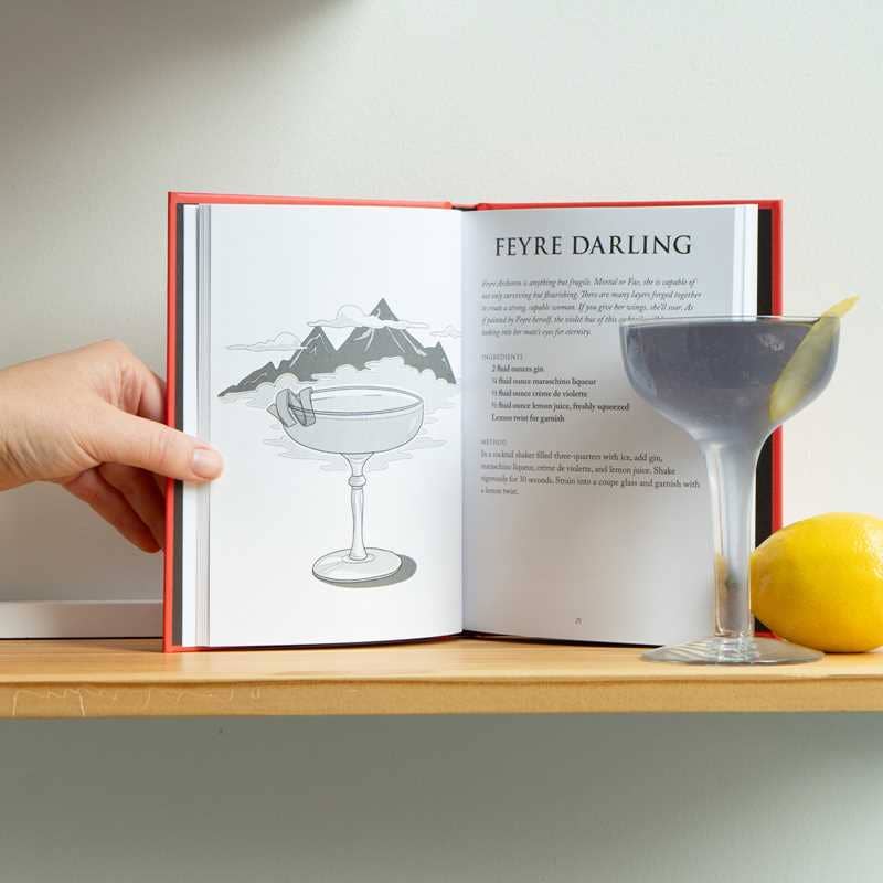 Unofficial A Court of Thorns and Roses Cocktail Book by J.  Becker