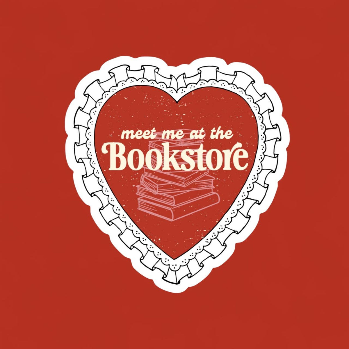 Meet Me at the Bookstore, Bookish Sticker