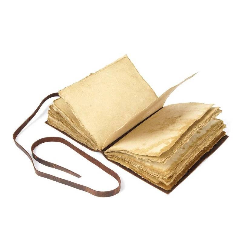 Vintage Leather Journal Grimoire Journal Travel Celtic Diary