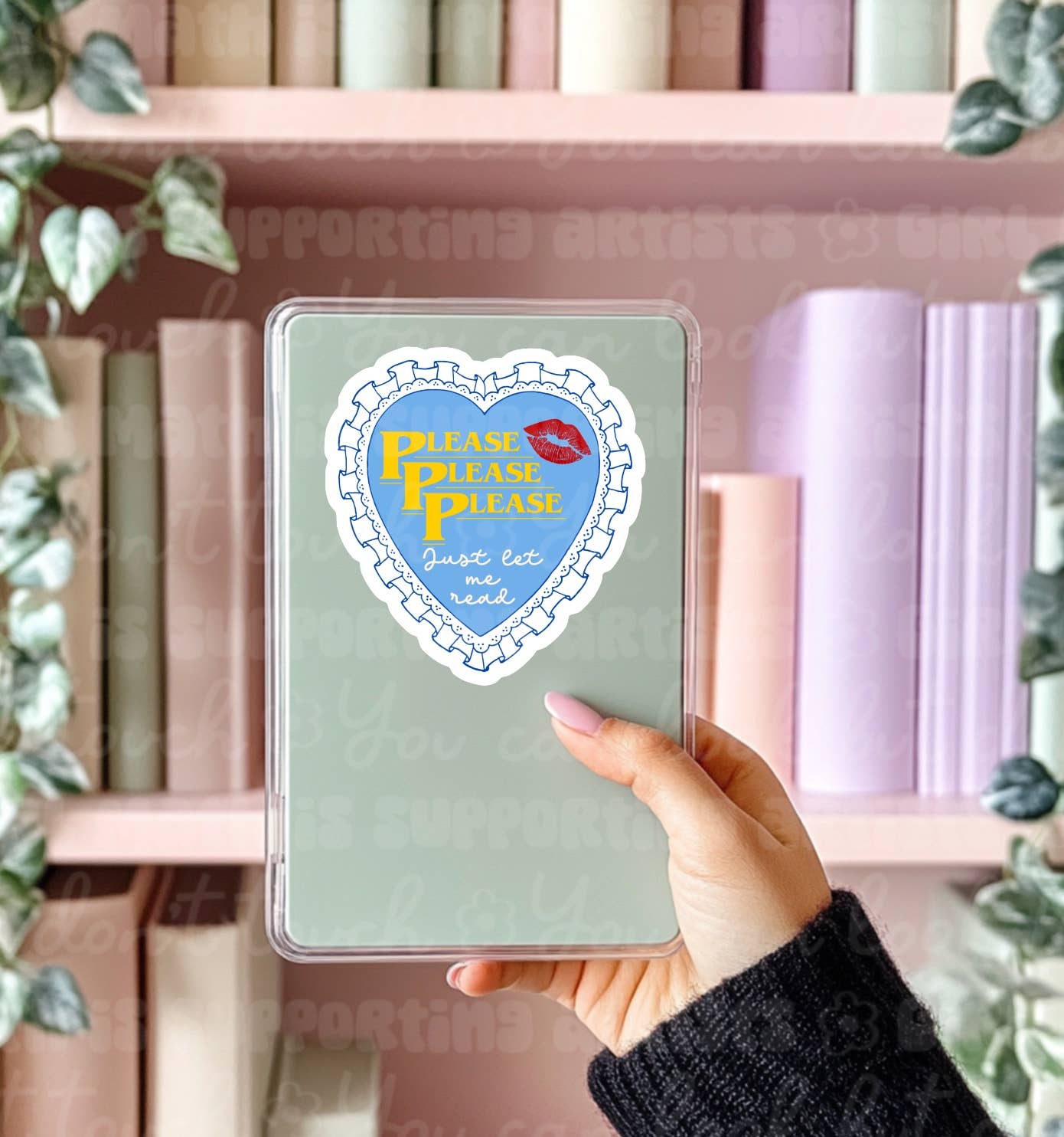Please Just Let Me Read, Bookish Sticker