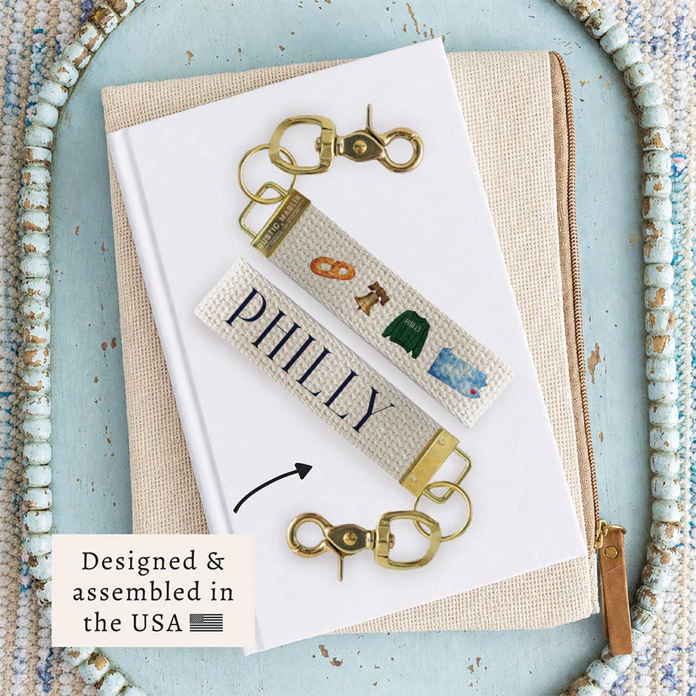 Philly Icons Keychain | Philadelphia Gift | Bag Charm