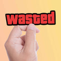 Wasted Funny Online Gaming Sticker