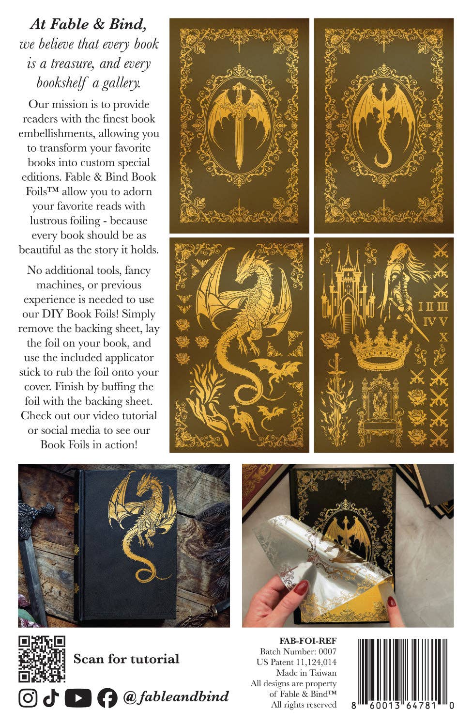 Fireborne: Reforged Fable & Bind Book Foils