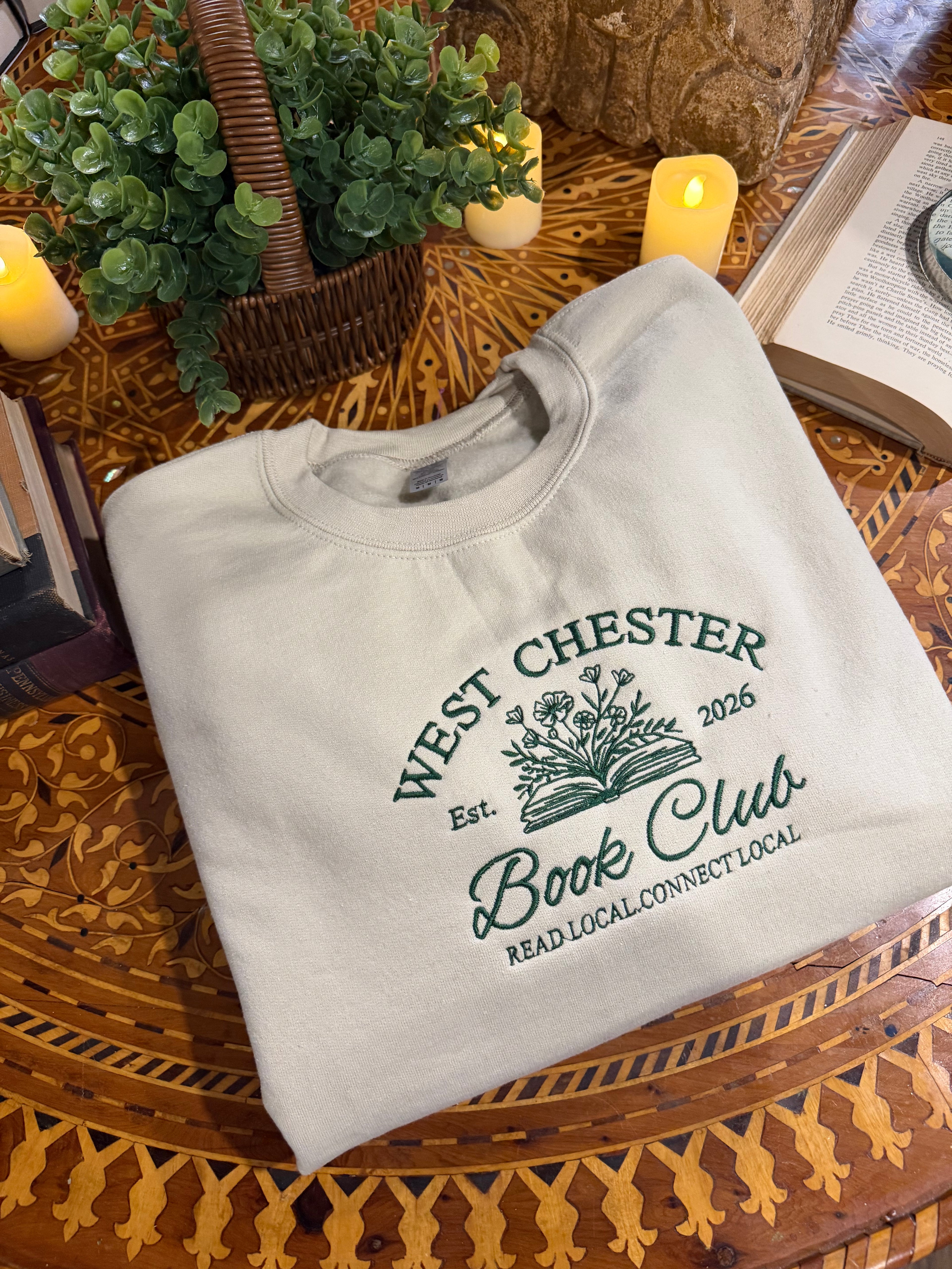 West Chester Book Club Sweatshirts