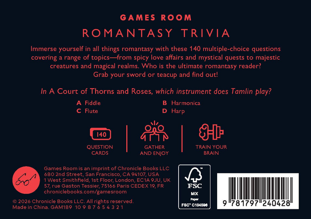 Romantasy Trivia