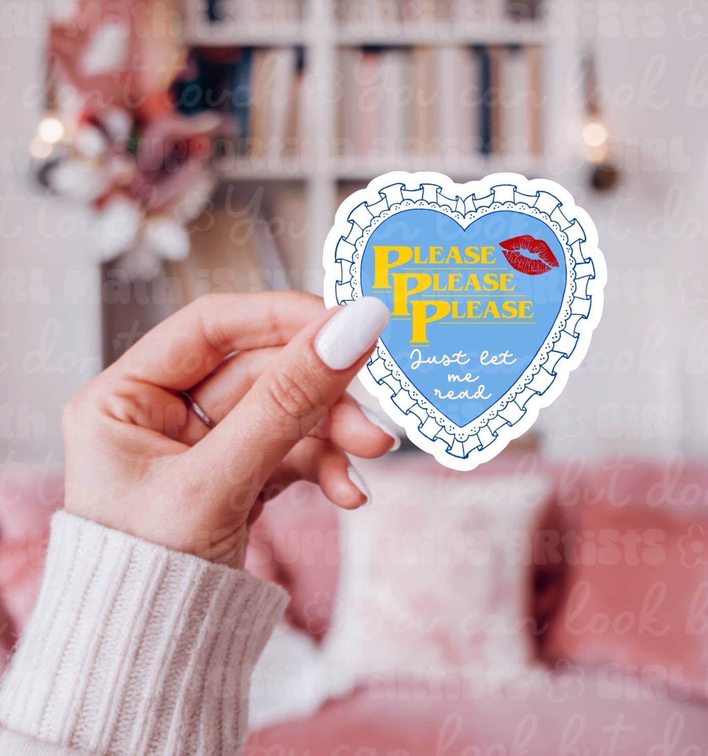 Please Just Let Me Read, Bookish Sticker