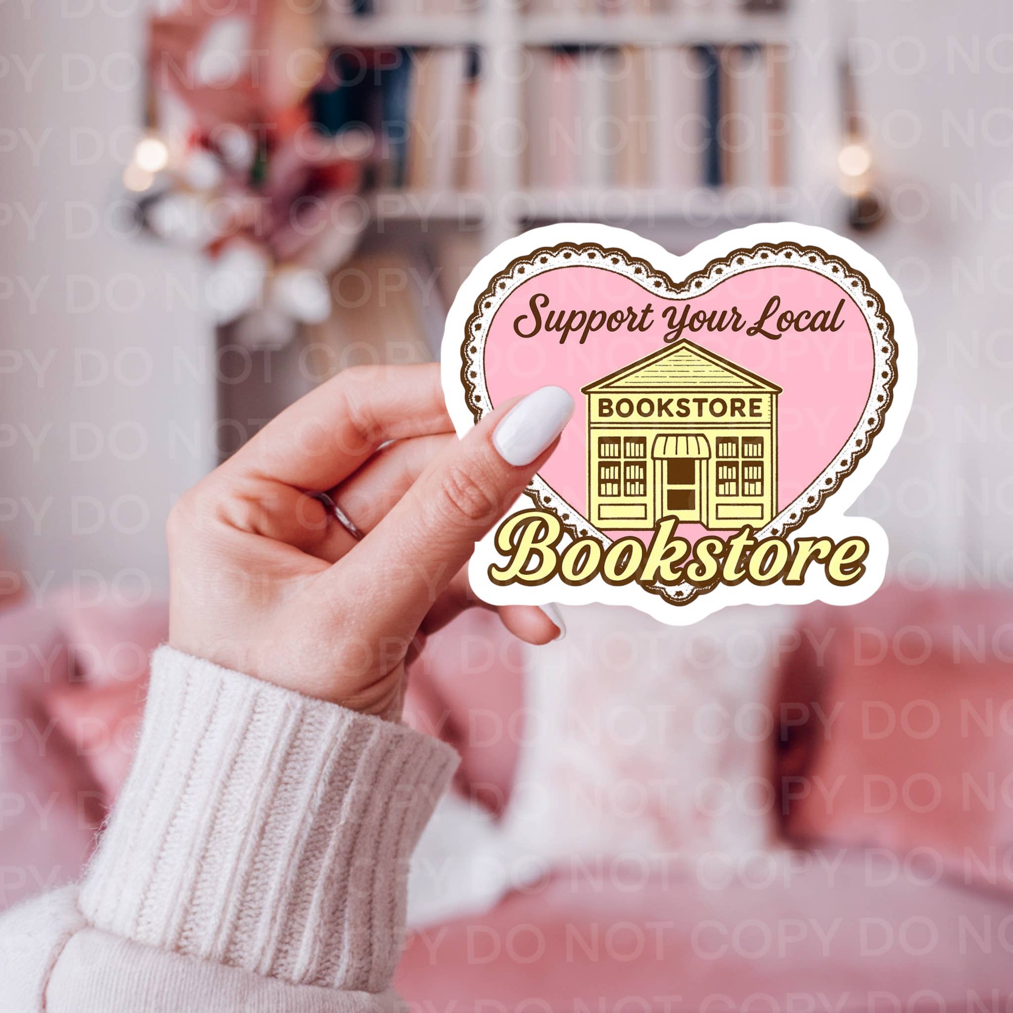 Support Your Local Bookstore Bookish Sticker