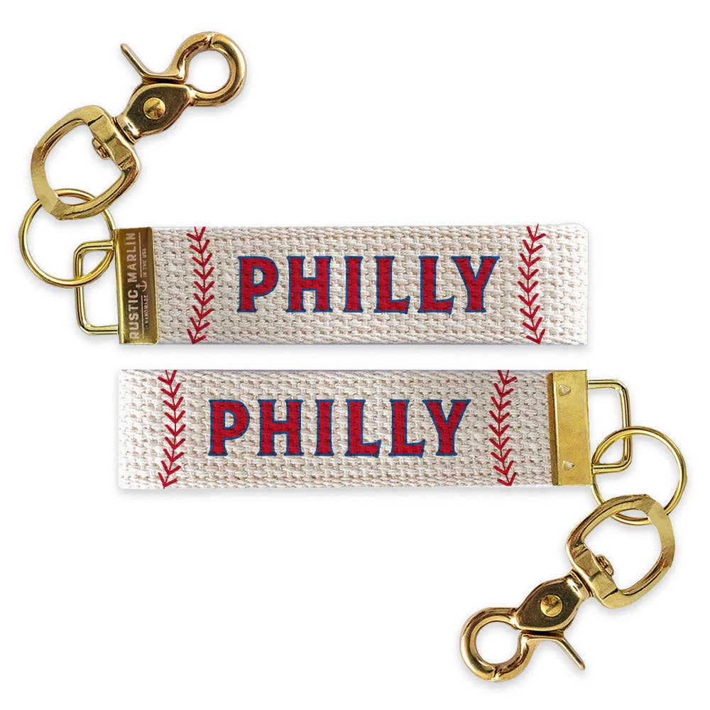 Philly Baseball Keychain | City Souvenir | Bag Charm
