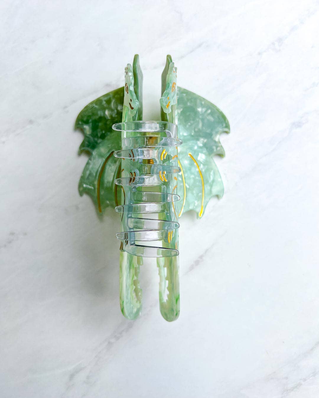 Dragon Hair Claw Clip - Large Green | Hair Accessories