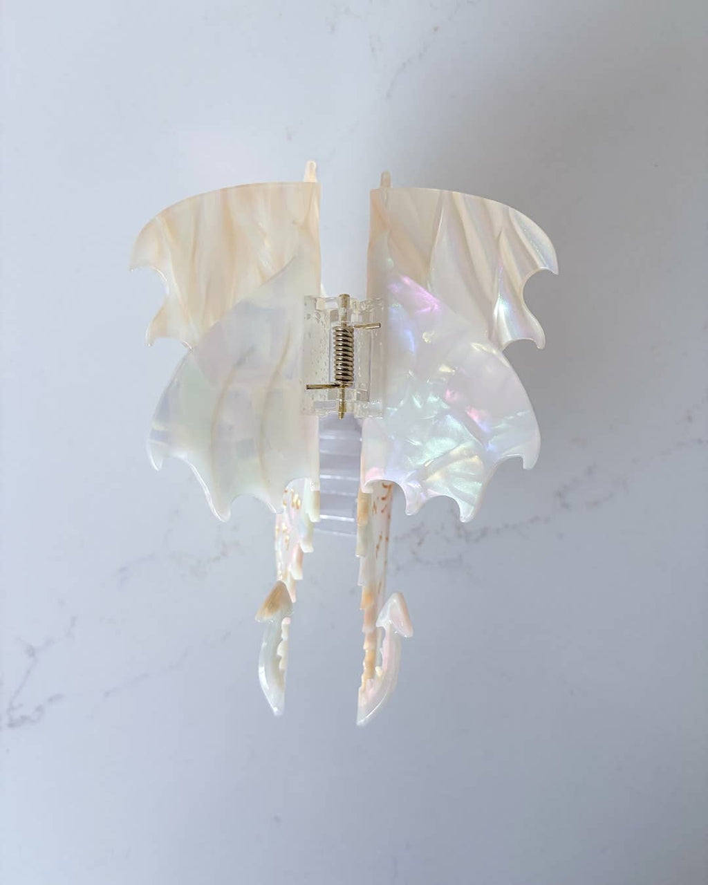 Dragon Hair Claw Clip - Large Cream | Hair Accessories