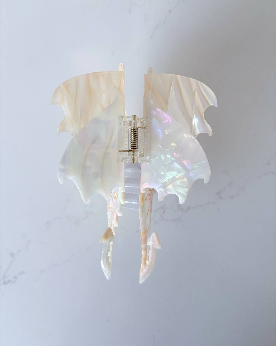 Dragon Hair Claw Clip - Large Cream | Hair Accessories