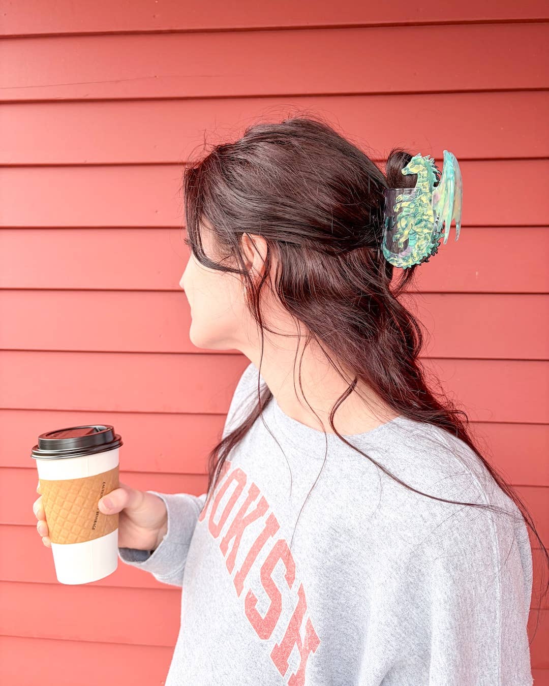Dragon Hair Claw Clip - Small Seafoam | Hair Accessories