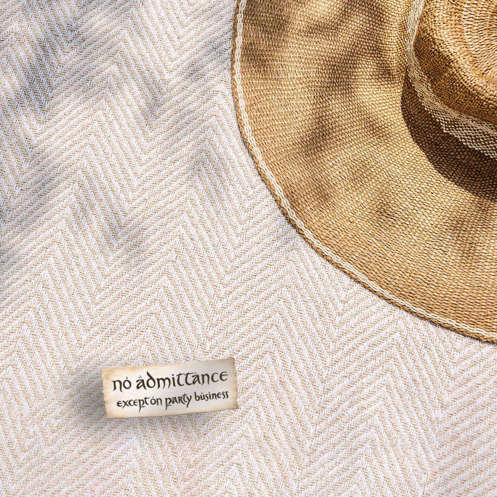 No Admittance Except on Party Business Book Sticker