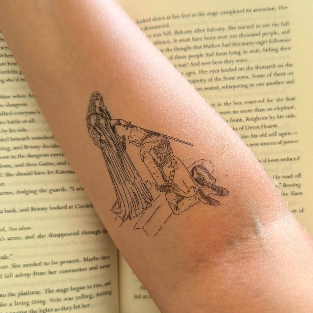 Yearning Temporary Tattoo Bookish Gift Renaissance Romance