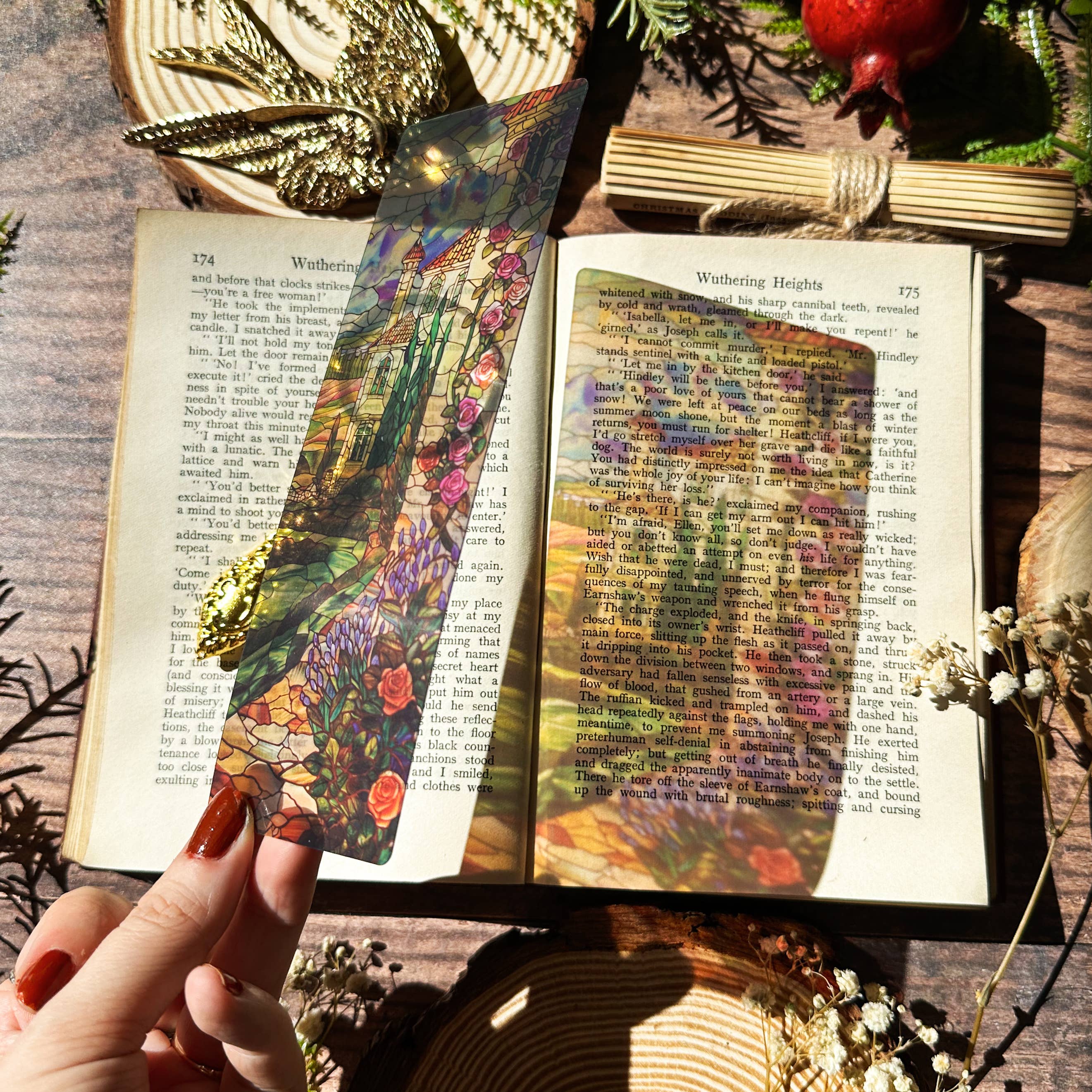Spring Court (ACOTAR) Stained Glass Bookmarks
