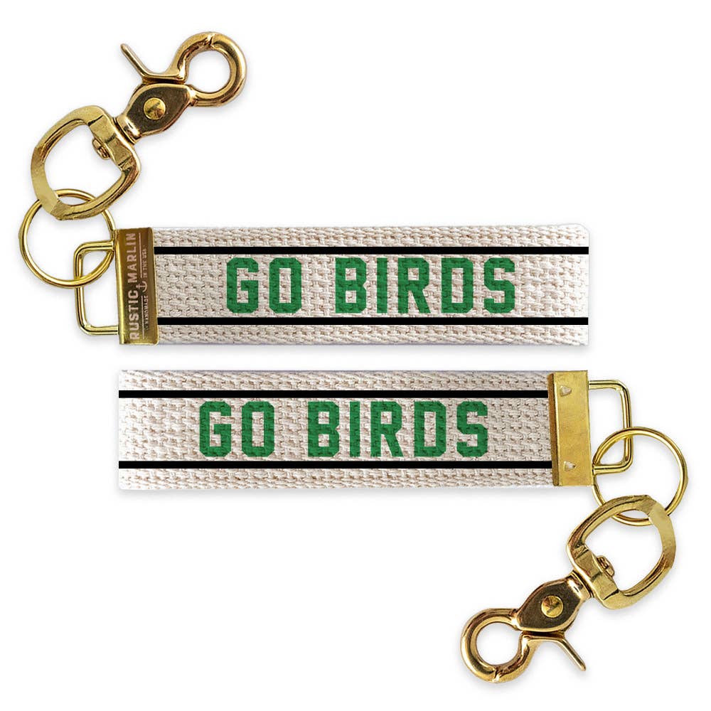 Philly Go Birds Striped Keychain | Bag Charm | Key Ring