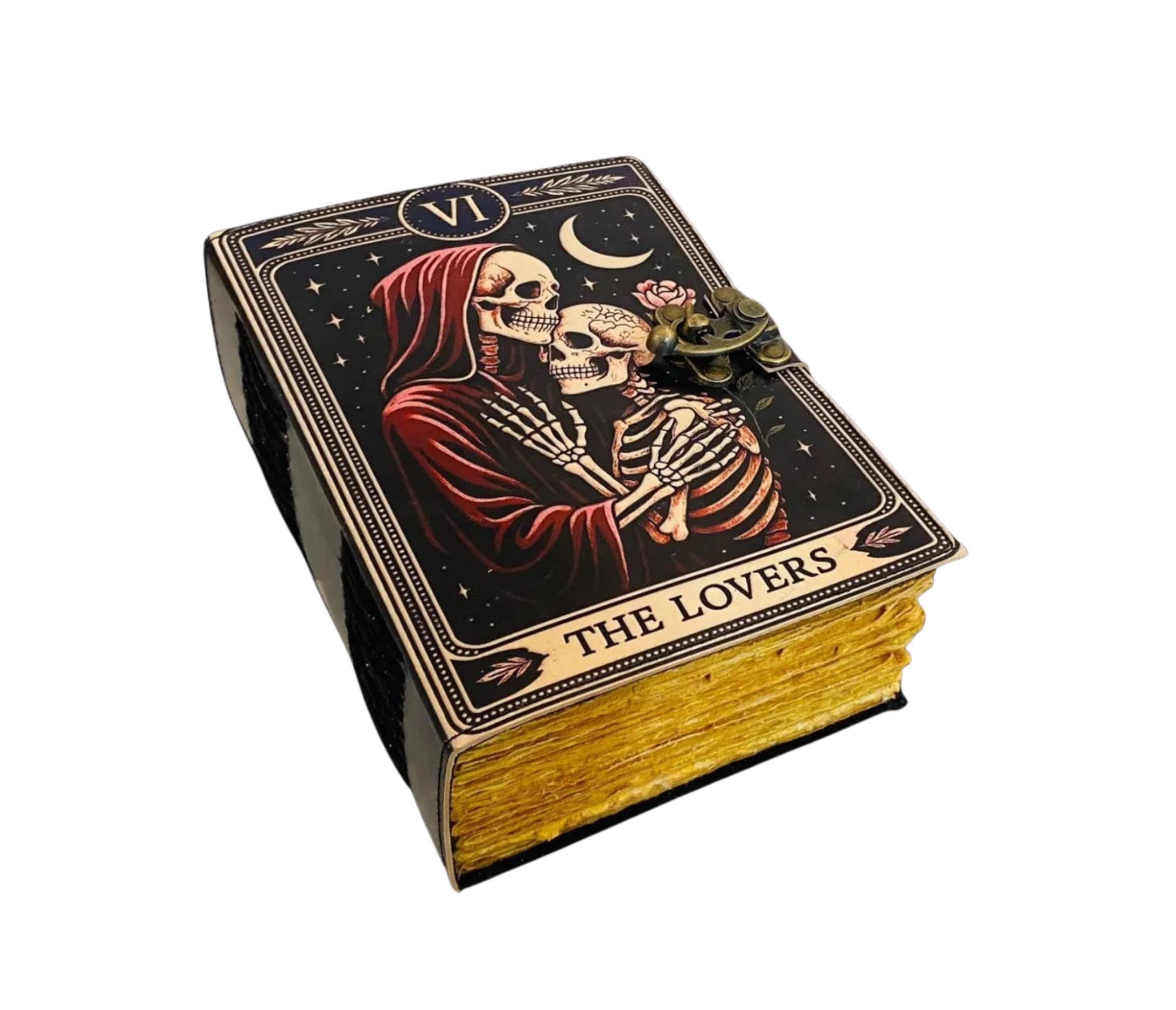 Book of Shadows Leather Journal Grimoire Spellbook Diary
