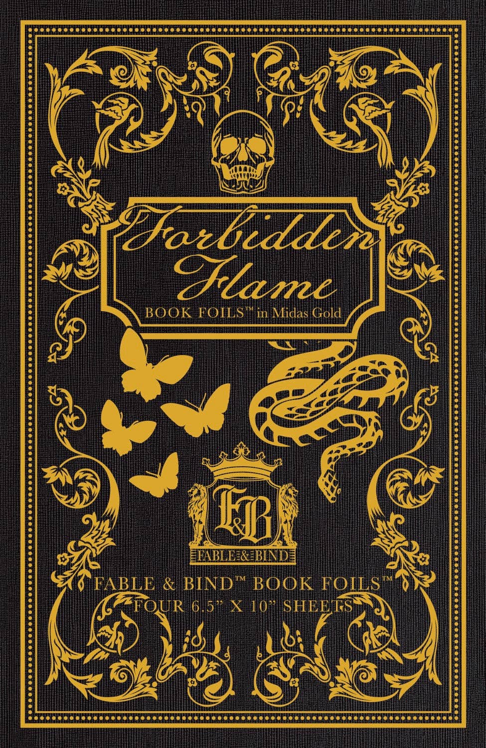 Forbidden Flame Fable & Bind Book Foils