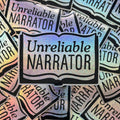 Unreliable Narrator vinyl sticker