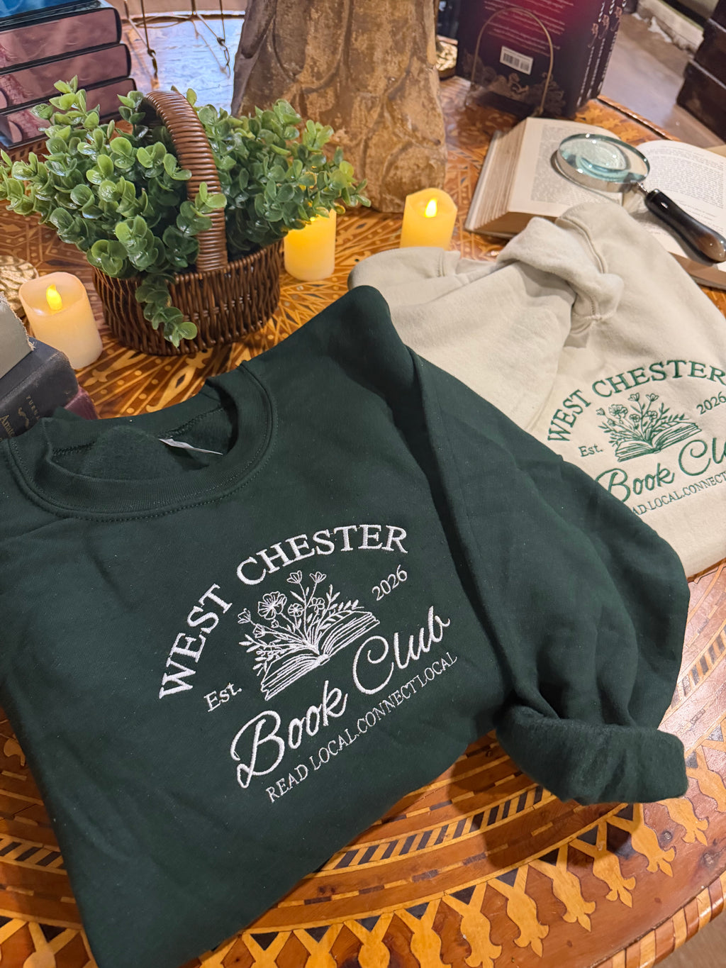 West Chester Book Club Sweatshirts
