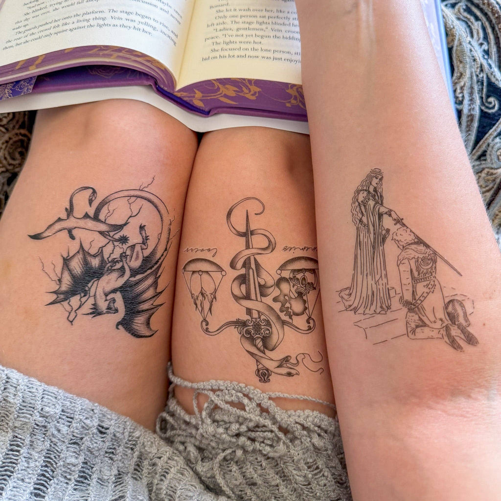 Yearning Temporary Tattoo Bookish Gift Renaissance Romance