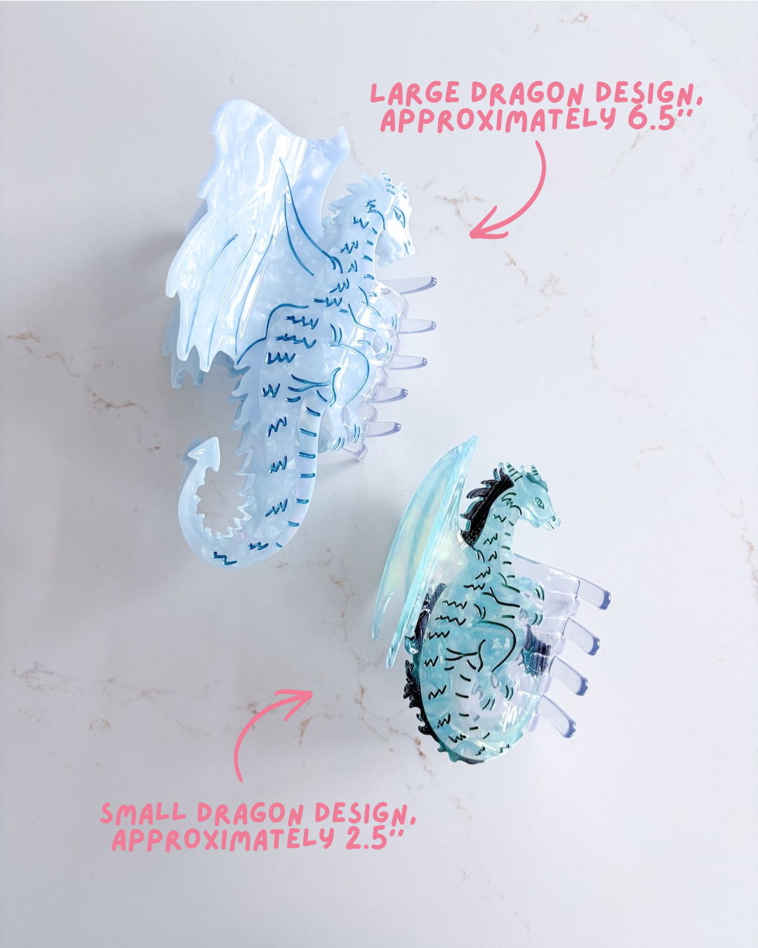 Dragon Hair Claw Clip - Small Seafoam | Hair Accessories