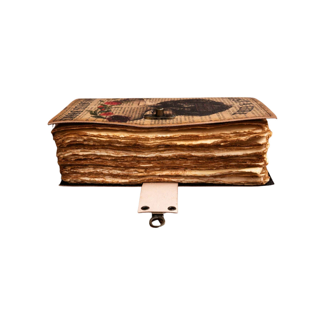Girl Celtic Leather Journal Travel Journal Diary Notebook