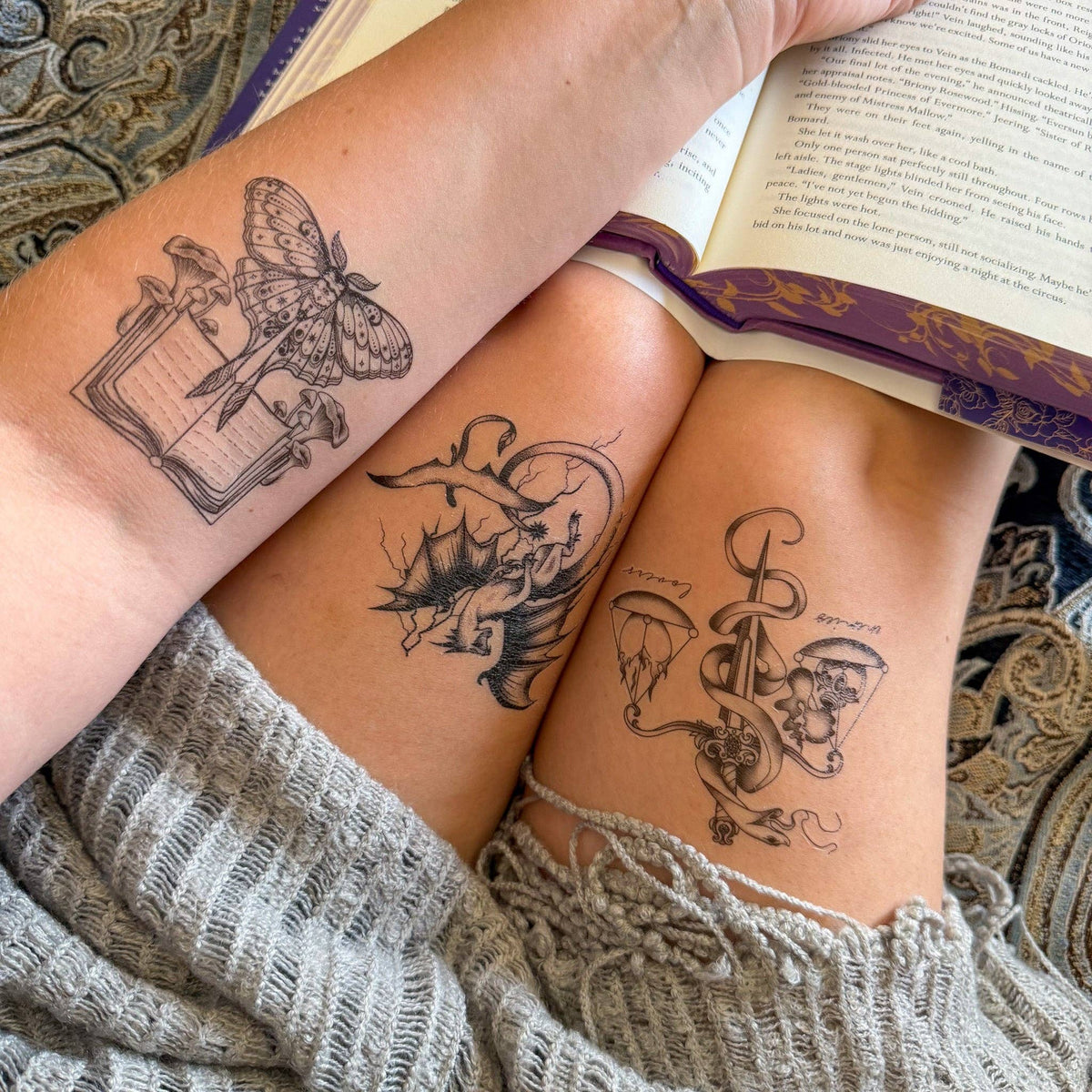 Enemies To Lovers Book Tropes Temporary Tattoo Bookish Gift Book Store Merch