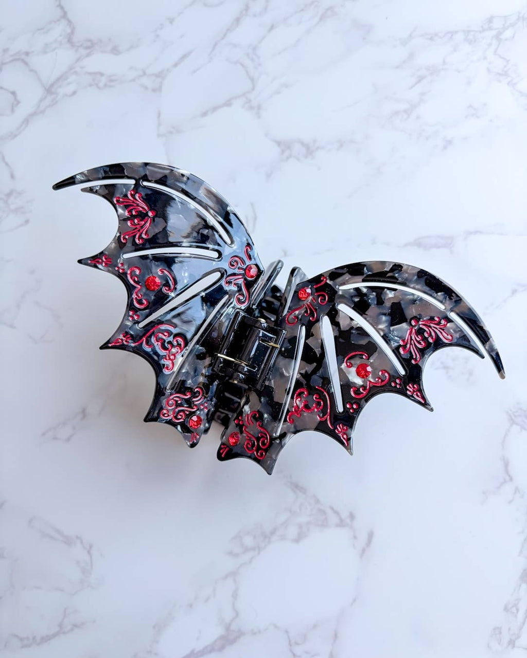 Bat Wing Hair Claw Clip - Red | Fantasy Gifts