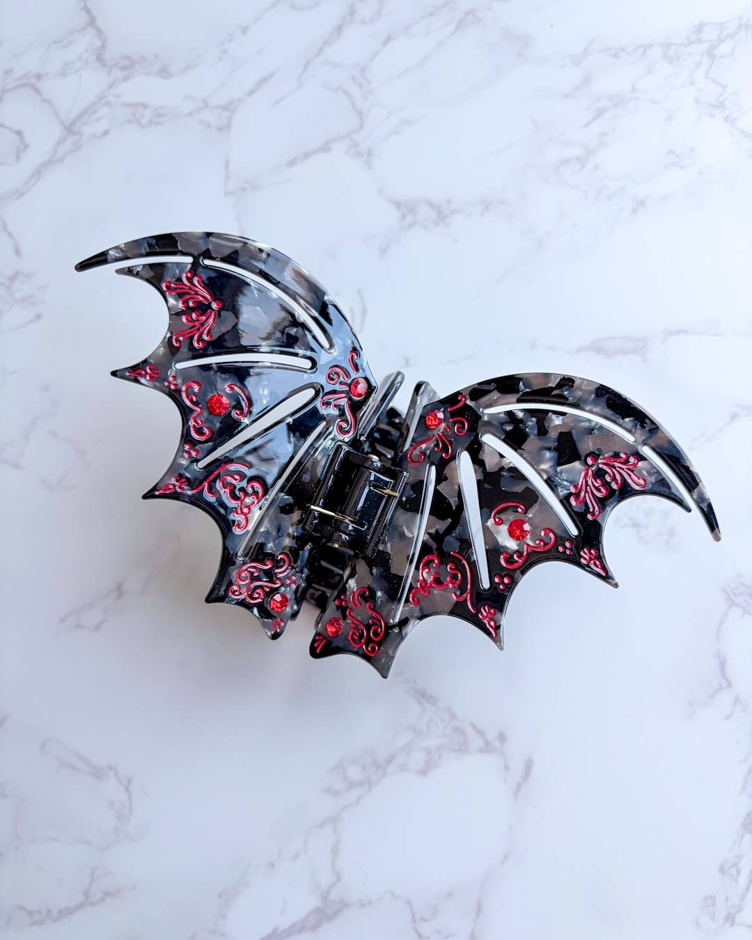 Bat Wing Hair Claw Clip - Red | Fantasy Gifts
