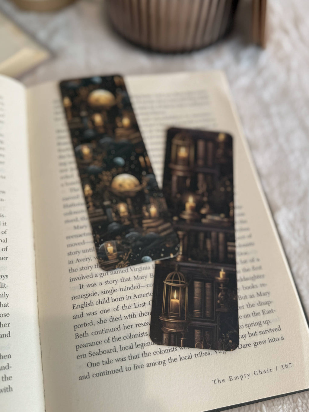 Night Library Bookmark Set, Dark Academia