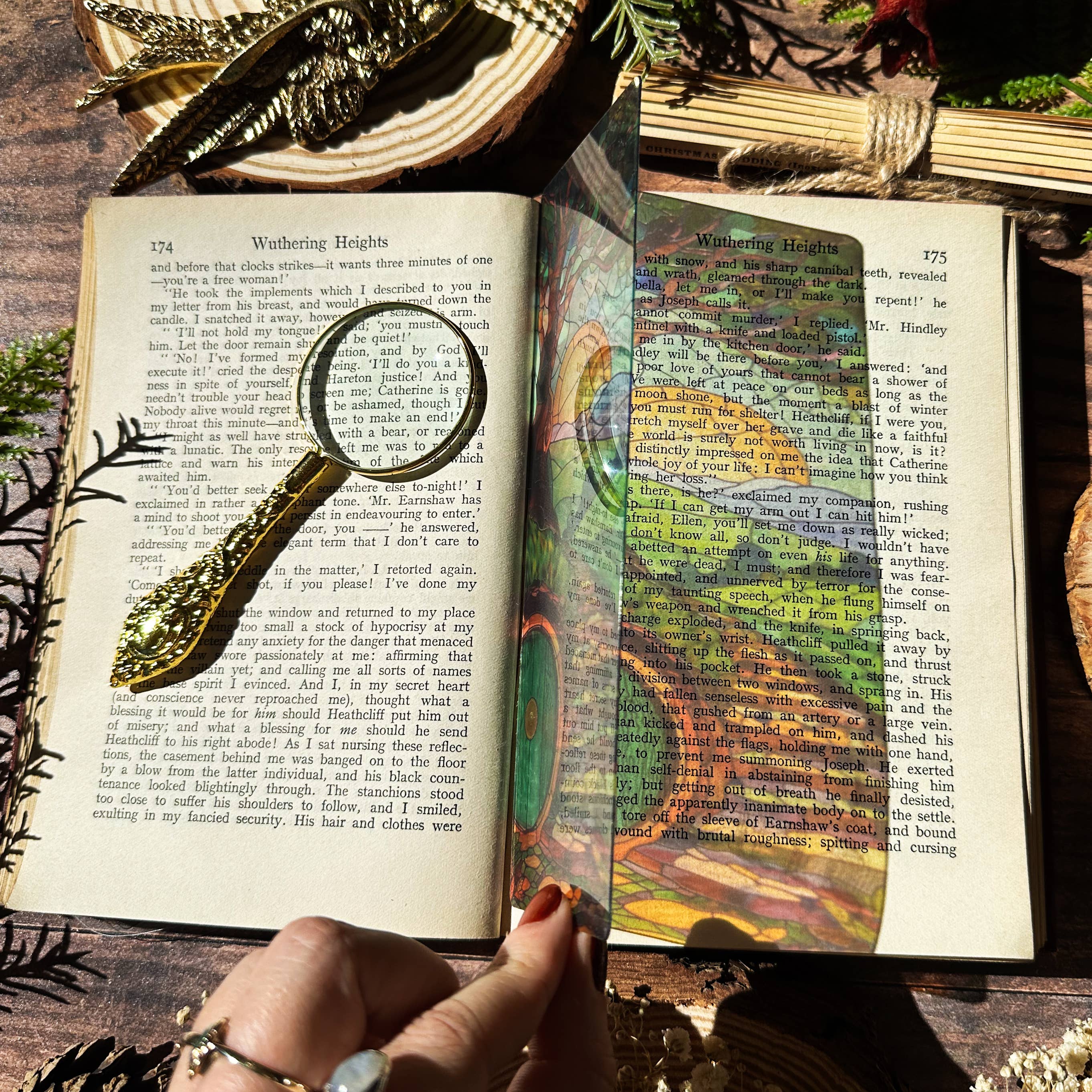 Shire Door Stained Glass Bookmarks