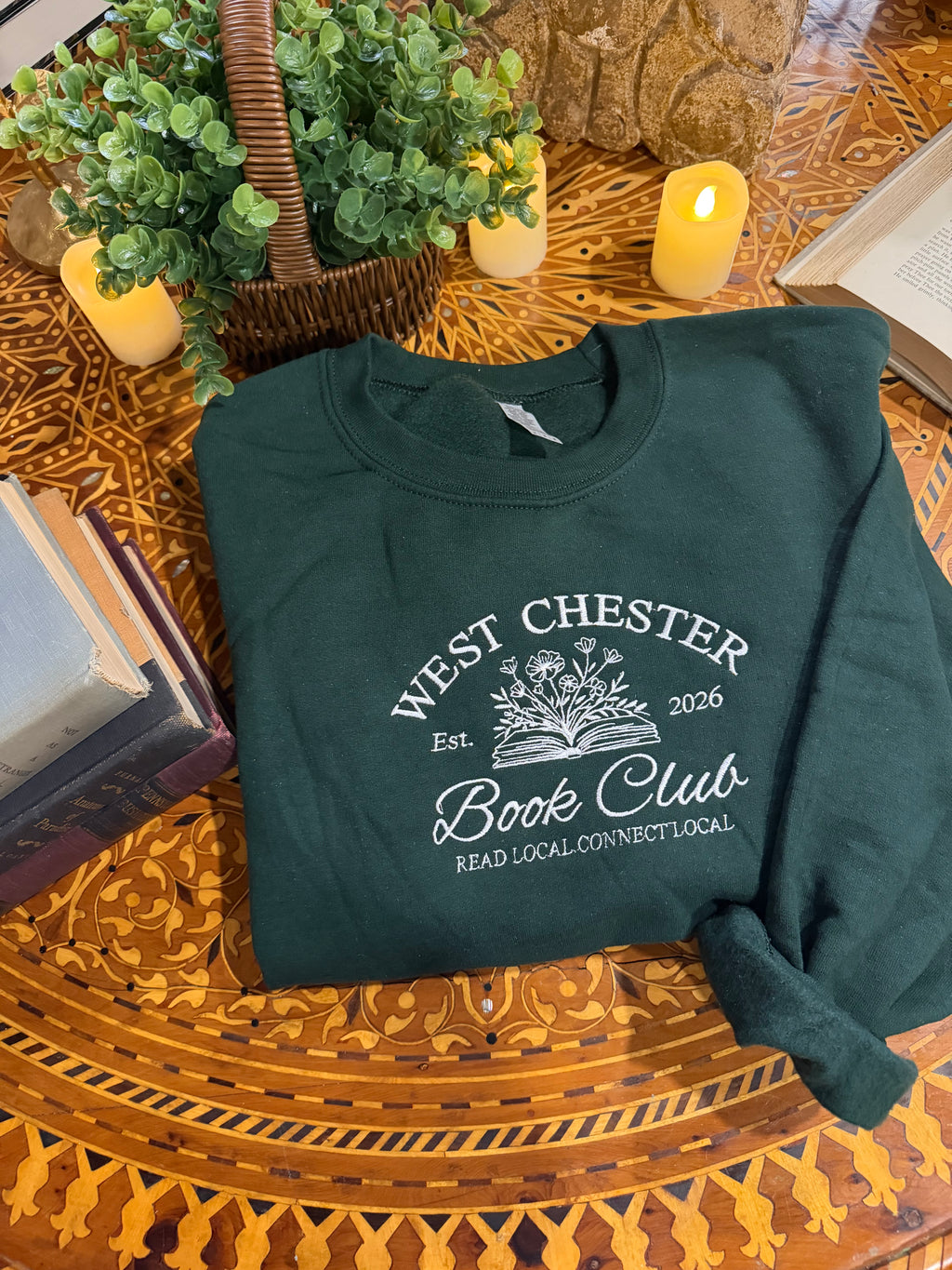 West Chester Book Club Sweatshirts