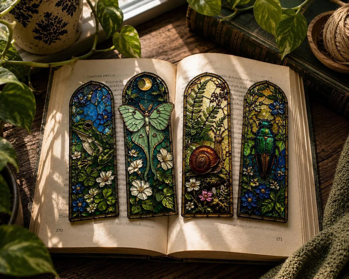 Stained Glass Window Bookmark