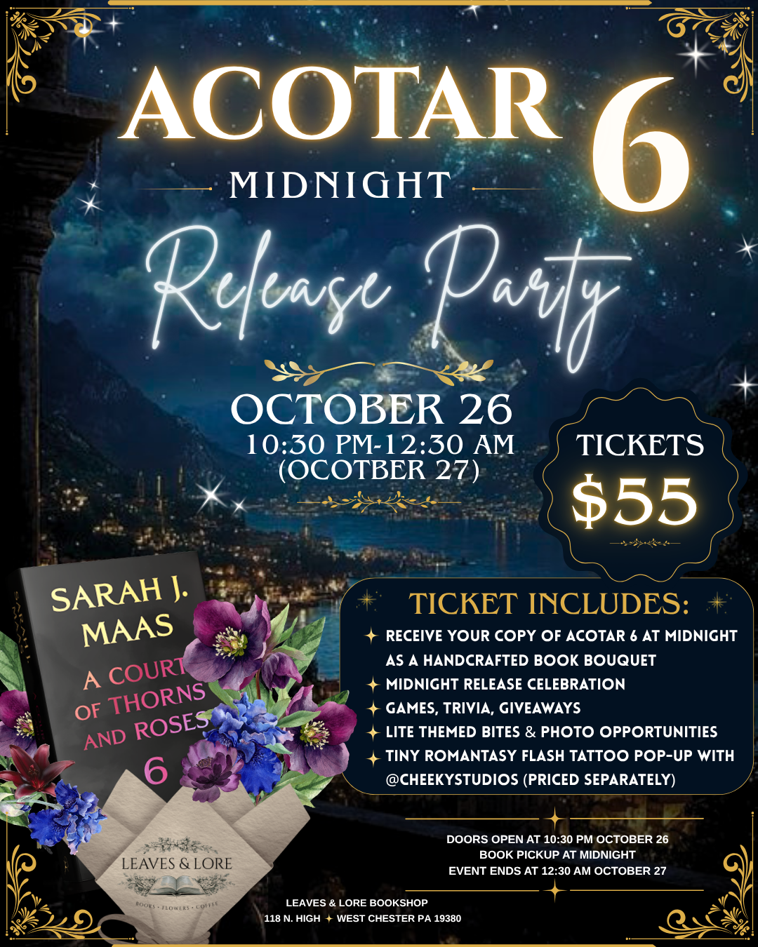 ACOTAR 6 Midnight Release Ticket
