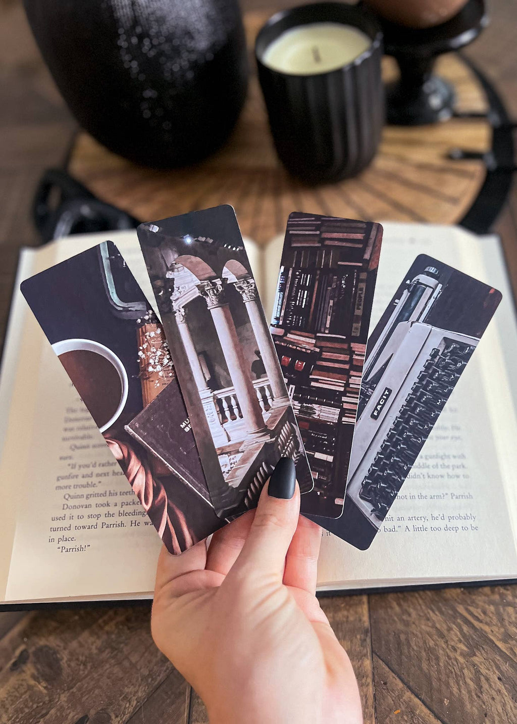 Dark Academia Bookmark Set