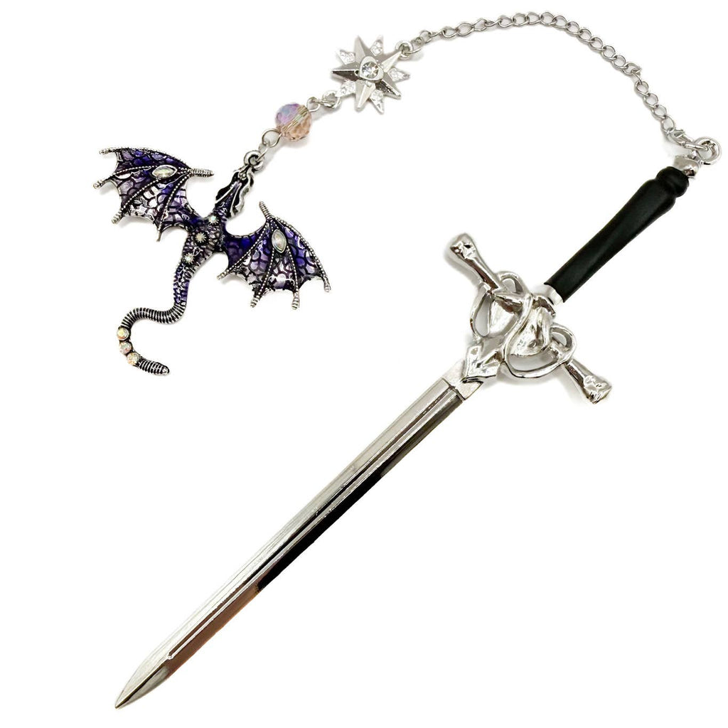 Mystical Dragon Sword Hair Pin
