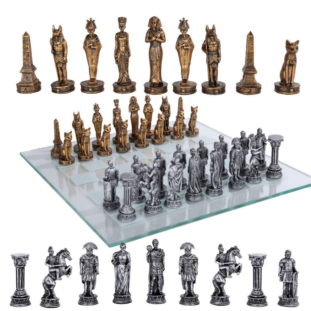 Chess Set - Egyptians vs Romans