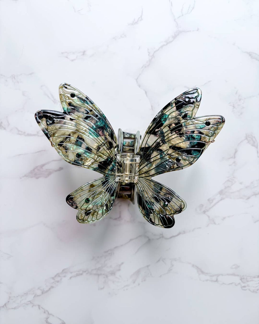 Sage Green Fairy Wings Claw Clip | Hair Clip | Fantasy Gifts