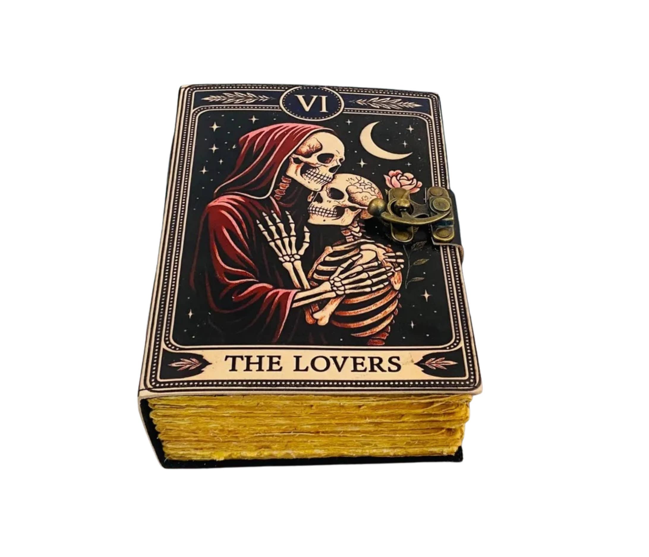 Book of Shadows Leather Journal Grimoire Spellbook Diary