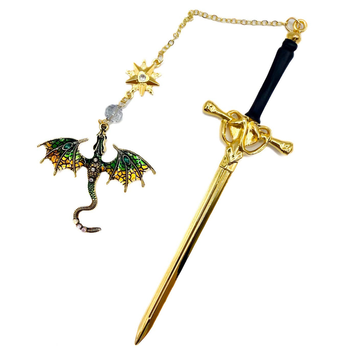 Mystical Dragon Sword Hair Pin