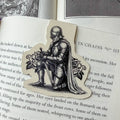 Kneeling Knight Magnetic Bookmark Book Lover Gift Romantasy