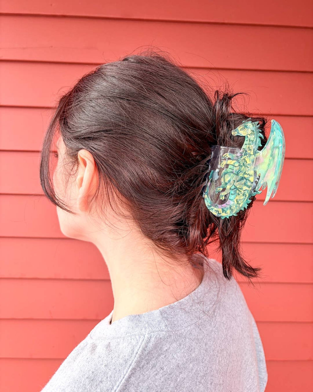 Dragon Hair Claw Clip - Small Seafoam | Hair Accessories