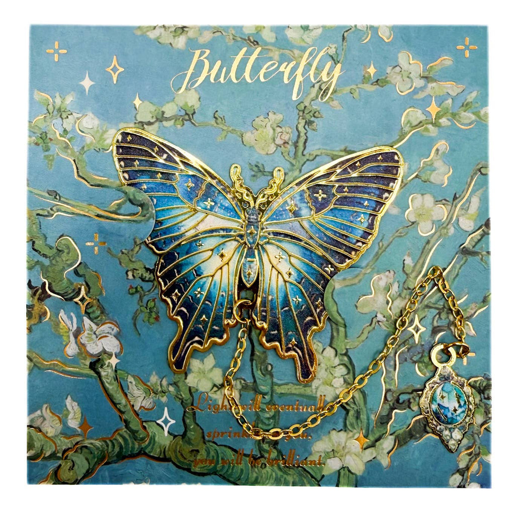 Metal Butterfly Bookmark