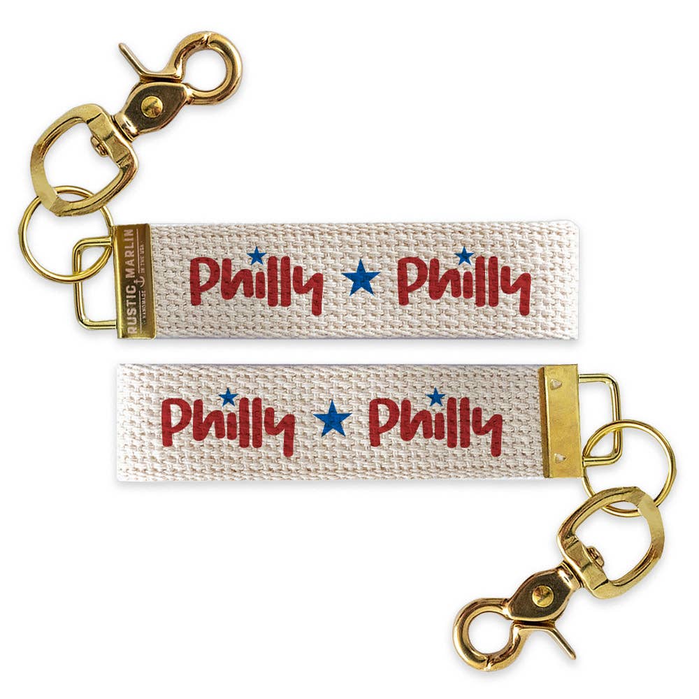 Philly Star Keychain | Philadelphia Gift | Key Ring