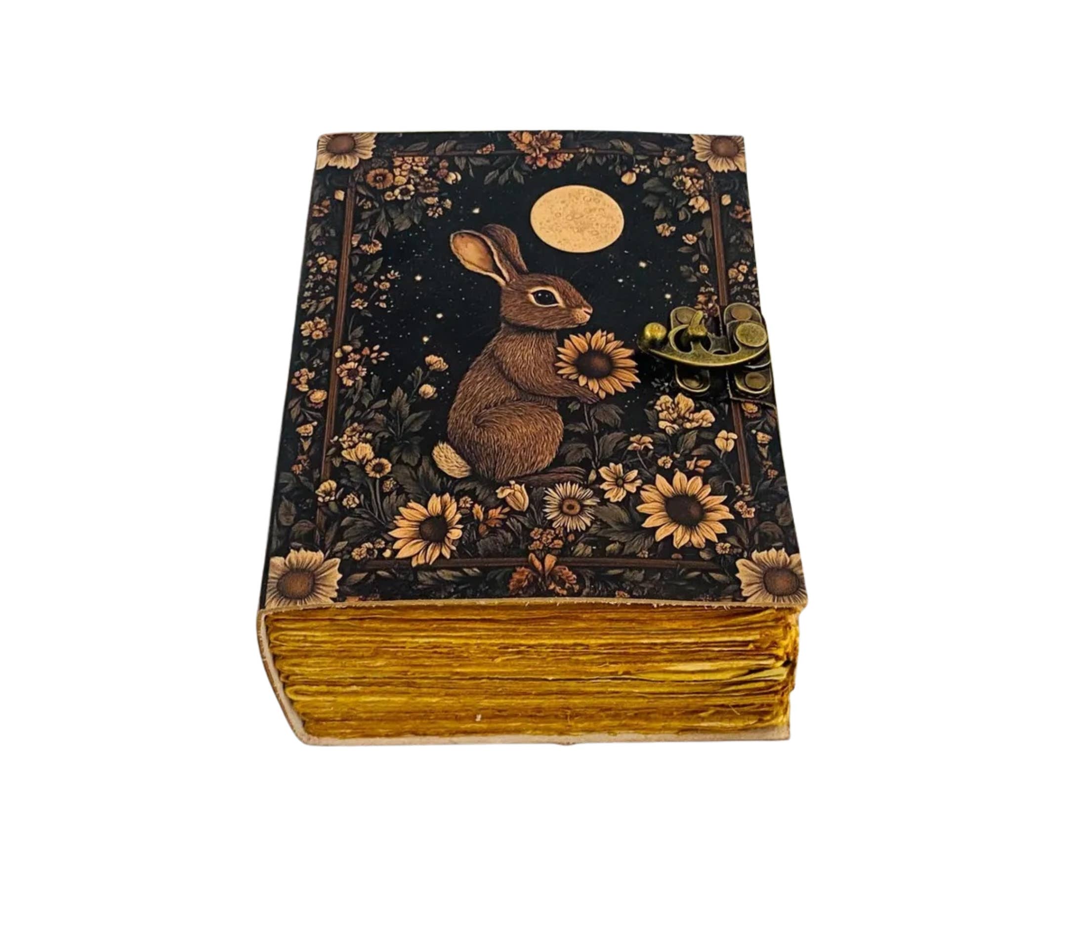 Book of Shadows Leather Journal Grimoire Spellbook Diary