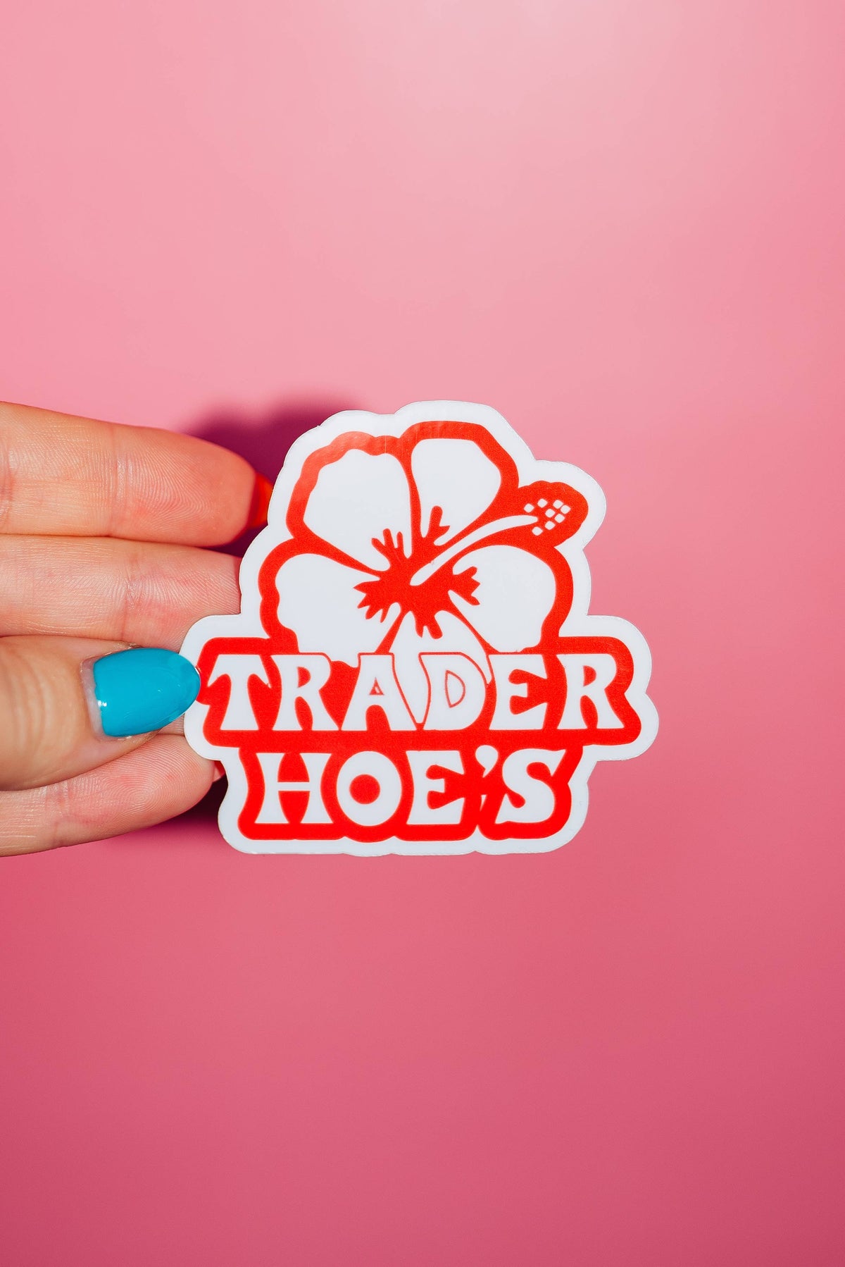 Trader Hoe's Meme Sticker, Inspired by Trader Joe's